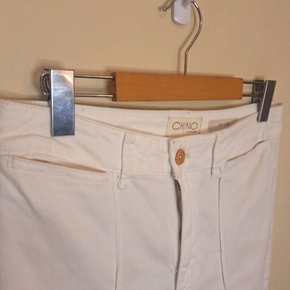 Anthropologie Pintuck Chino's SZ 2 - Picture 5 of 12